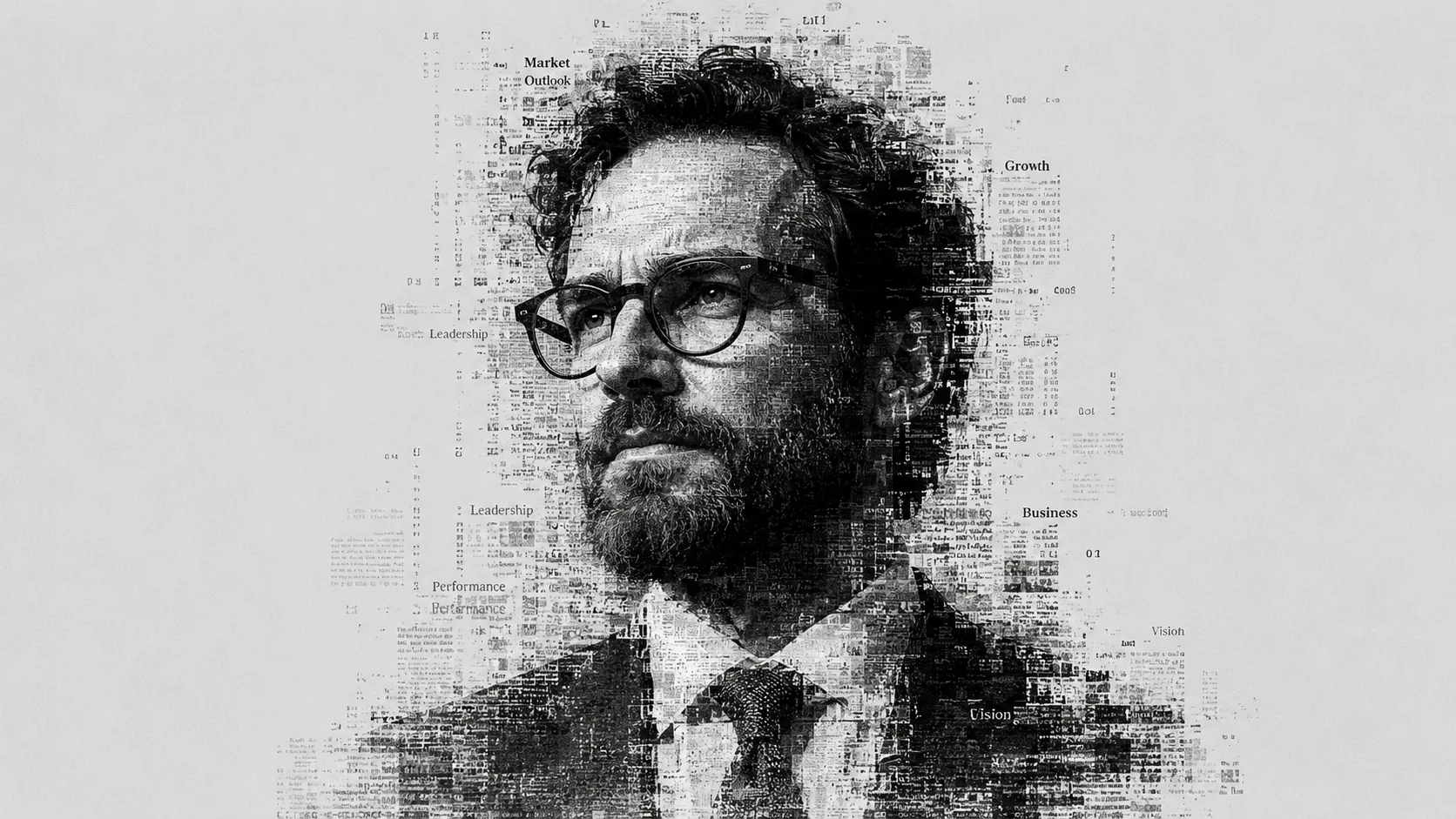 James Kim — newsprint portrait